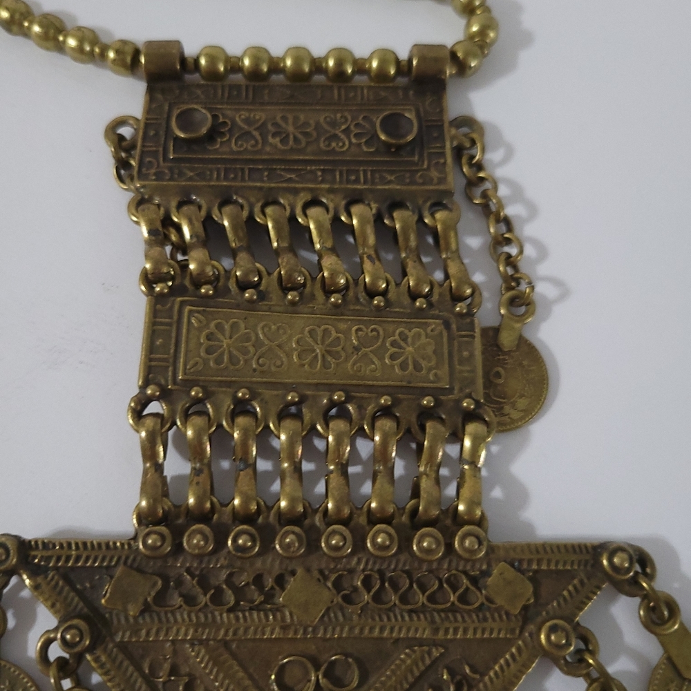 Child of Wild Bodrum Necklace Brass Chunky Coin - Picture 5 of 12